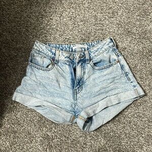 PacSun light wash Jean shorts